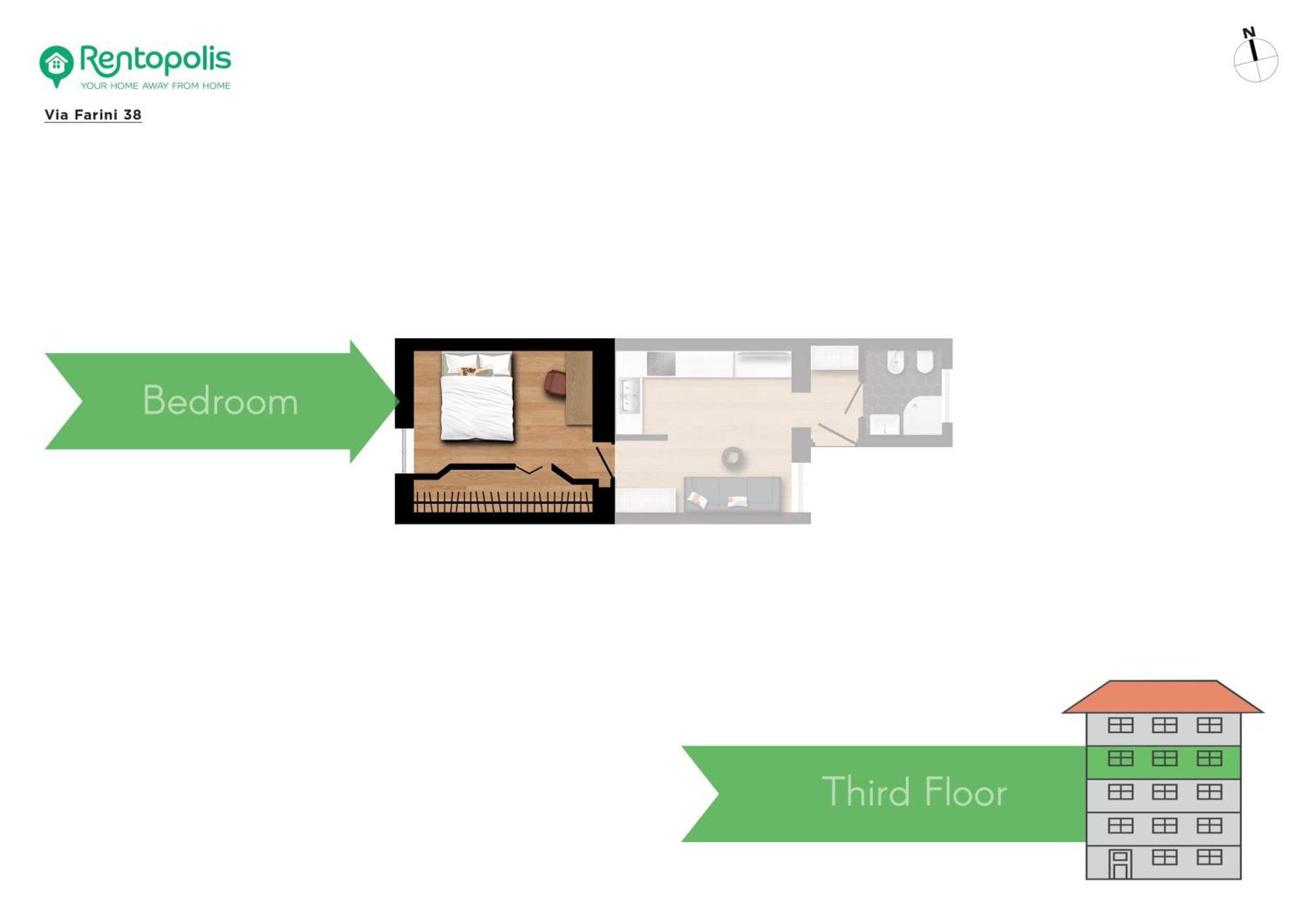 Isola-garibaldi Newly Renovated 1 Bedroom By Rentopolis * Milano